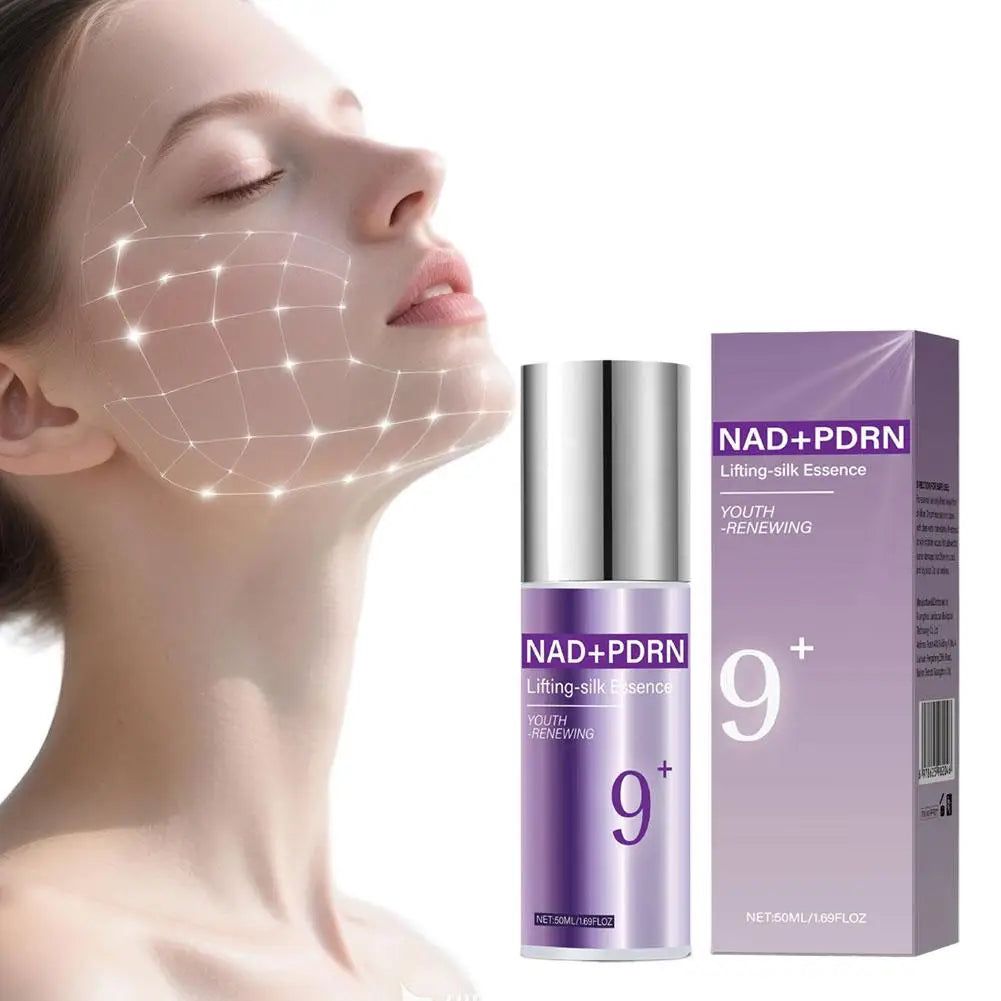 9+ NAD+ PDRN Lifting Firming Essence Moisturizing Nourishing Facial Serum Smoothing Face Essence Original Korean Skincare