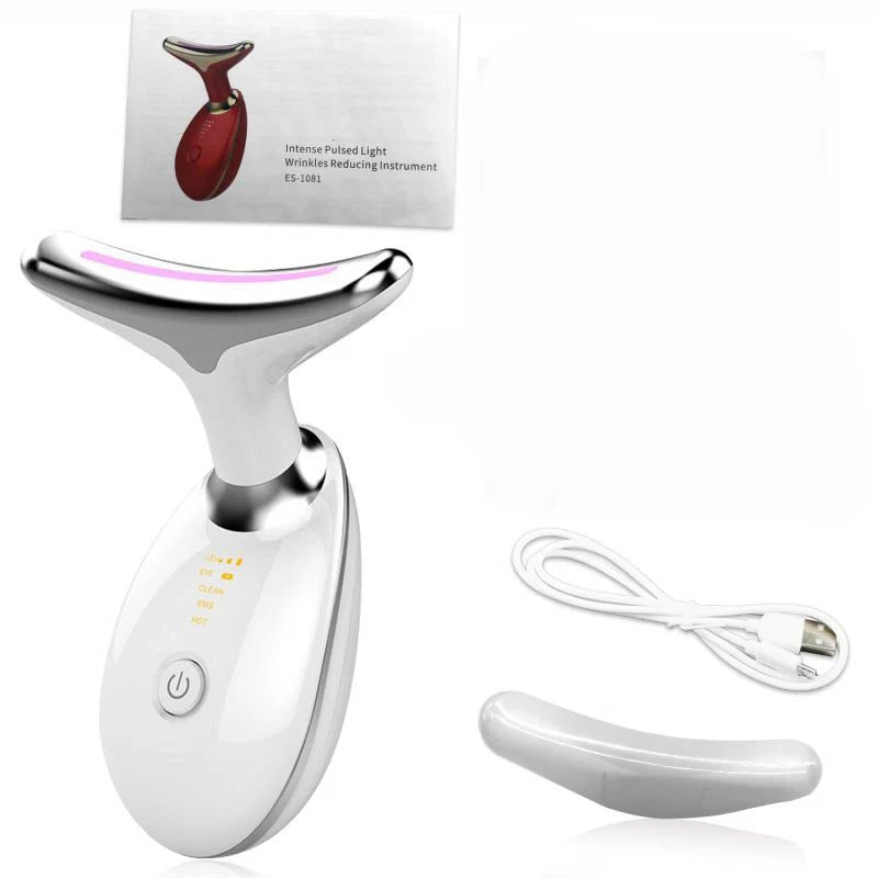 Le face & neck EMS LED qui fait sensation Pour vous accompagner tout l'été