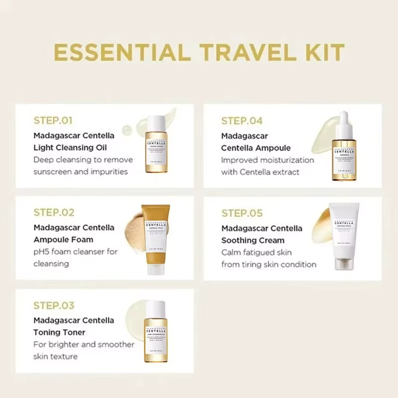 SKIN-1004 Centella Travel kit Coffret Découverte apaisant 