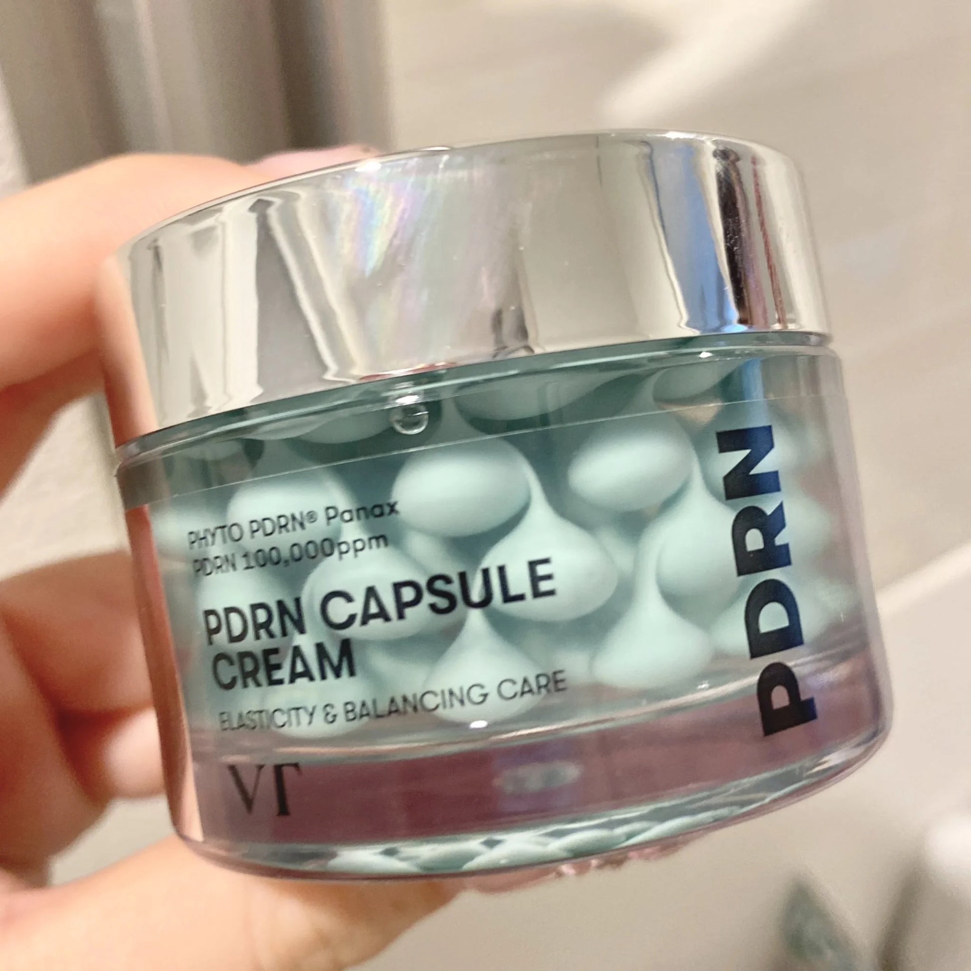 VT PDRN CAPSULE CREAM - Peptide Skin Tightening Cream - Hyaluronic Acid Moisturizing Repair Cream - Korean Original Skincare