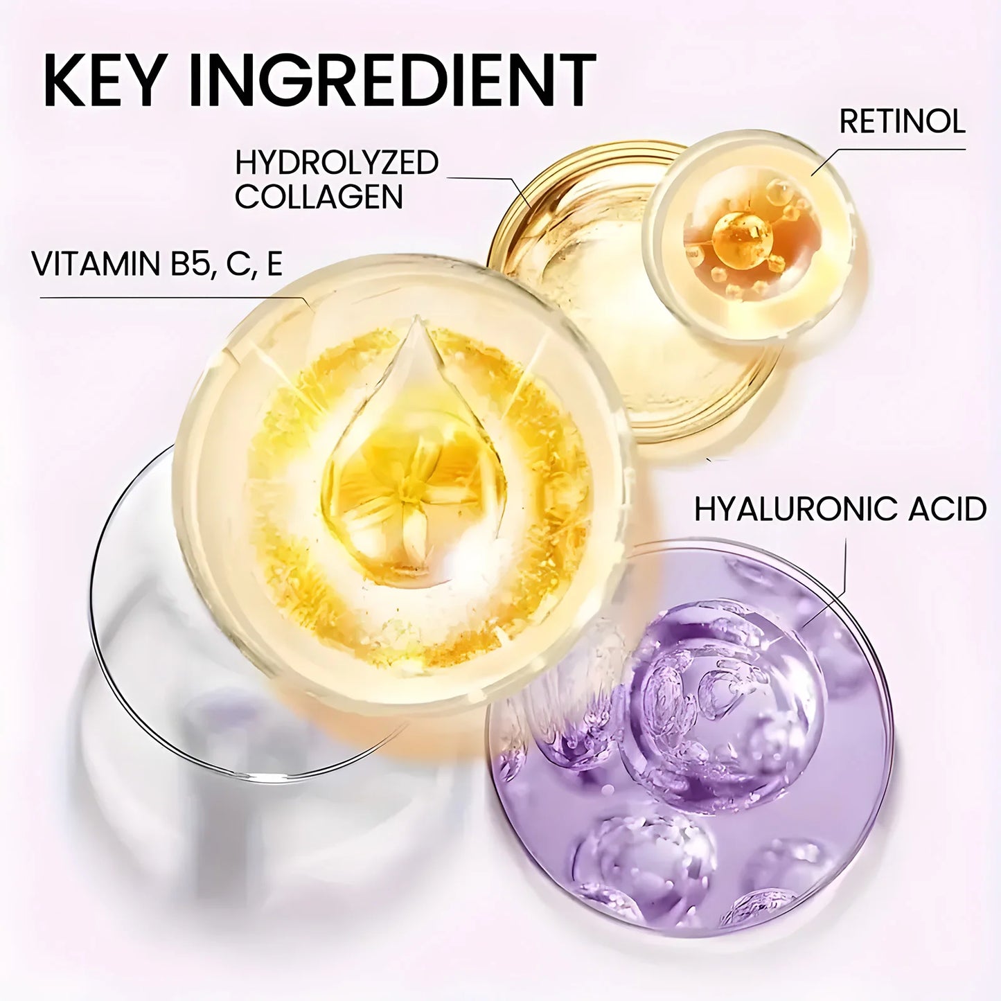 Crème Jour & Nuit Liftante et Raffermissante aux Peptides, Collagène & Rétinol