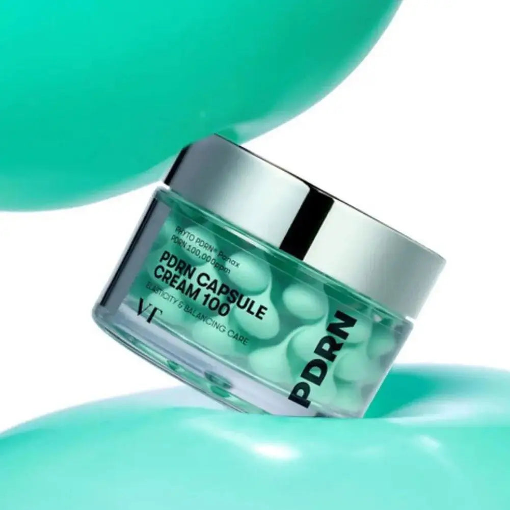 VT PDRN CAPSULE CREAM - Peptide Skin Tightening Cream - Hyaluronic Acid Moisturizing Repair Cream - Korean Original Skincare