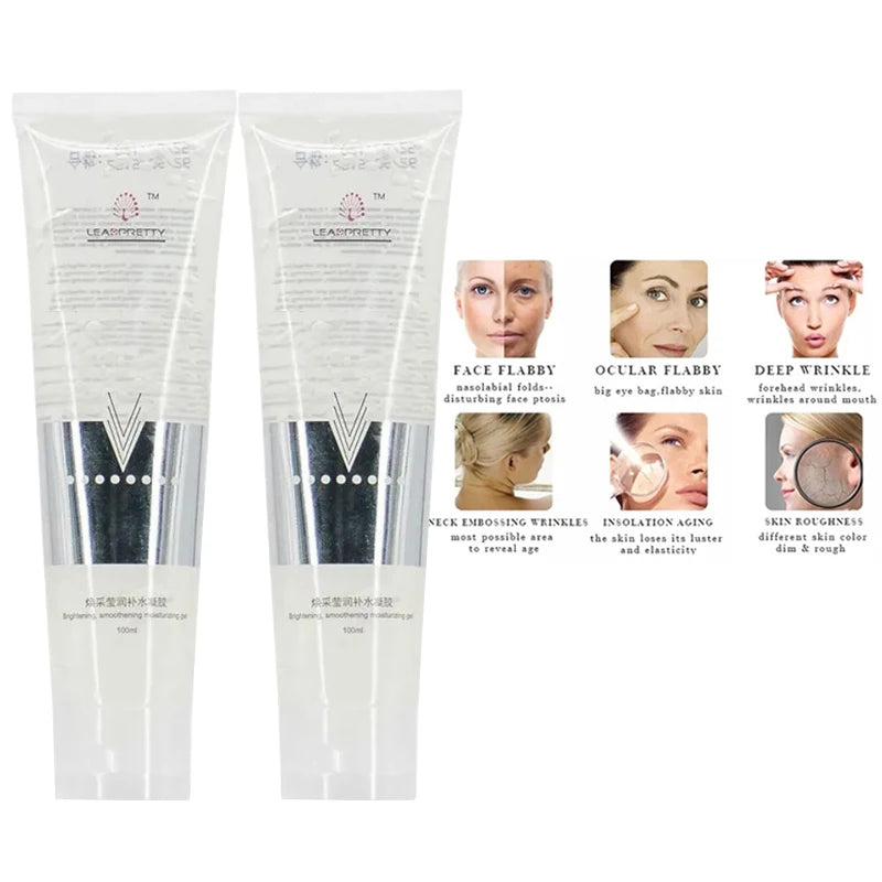Newest 100ML Ultrasonic HIFU Gel Skin Firming Tighten Anti Wrinkles Gel High Intensity Focused Ultrasound Massager Gel 2/5/10PCS