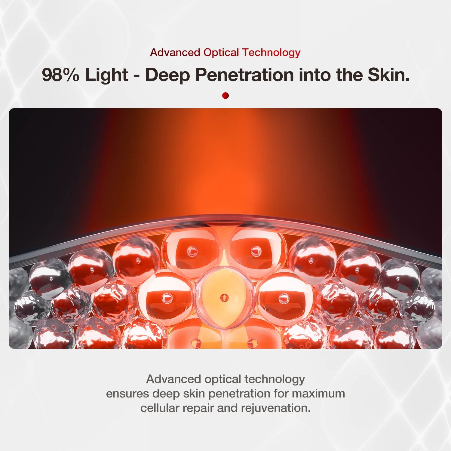 Red LED Light Therapy Face Mask