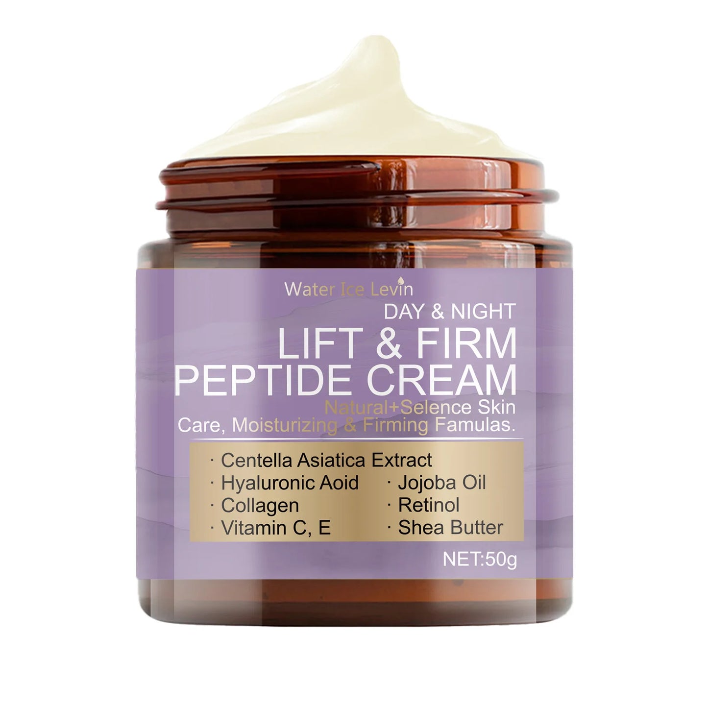 Crème Jour & Nuit Liftante et Raffermissante aux Peptides, Collagène & Rétinol