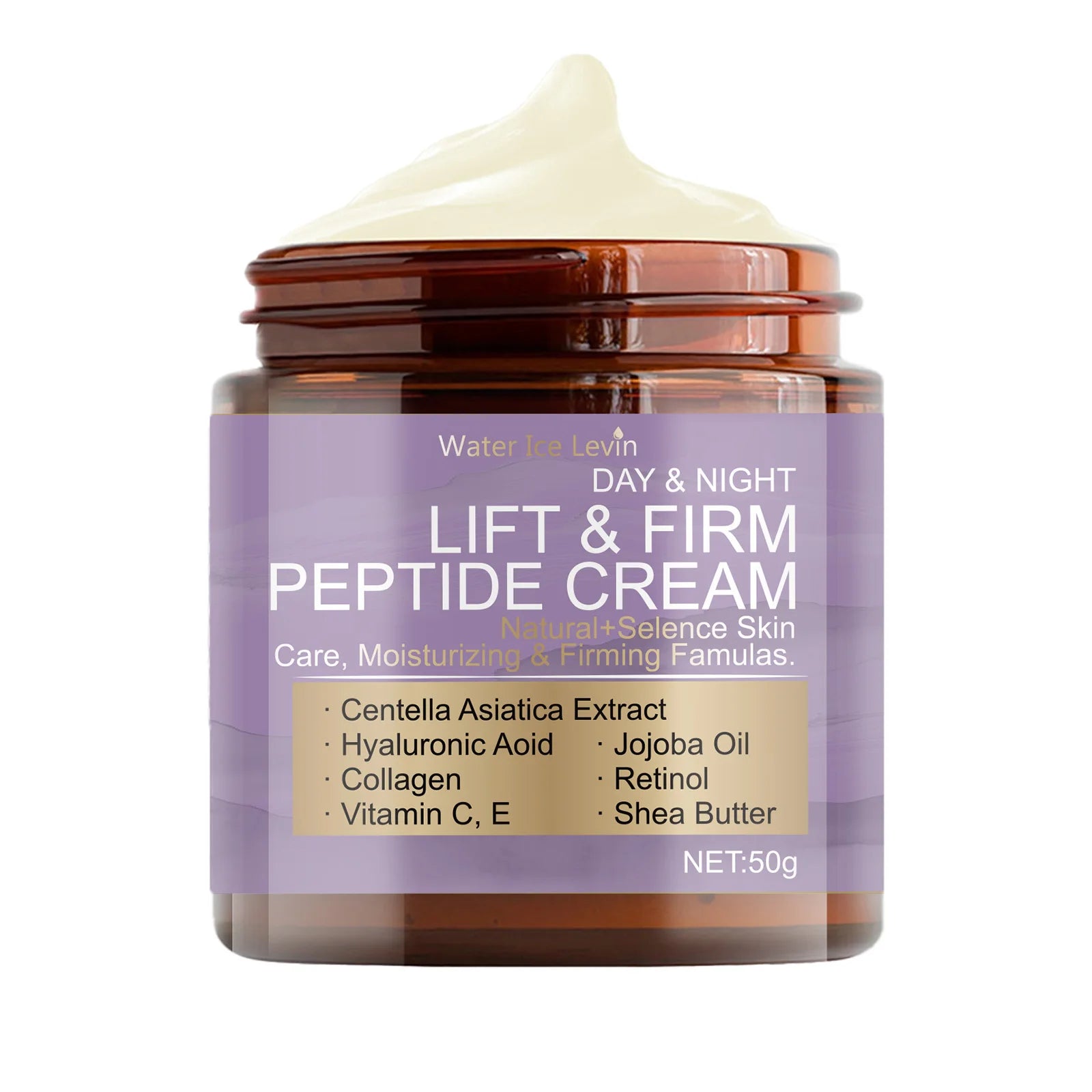 Crème Jour & Nuit Liftante et Raffermissante aux Peptides, Collagène & Rétinol