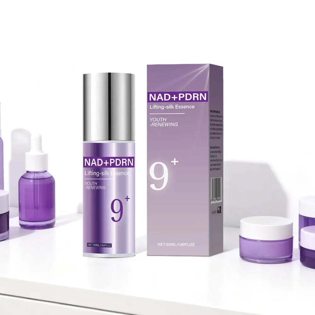 9+ NAD+ PDRN Lifting Firming Essence Moisturizing Nourishing Facial Serum Smoothing Face Essence Original Korean Skincare