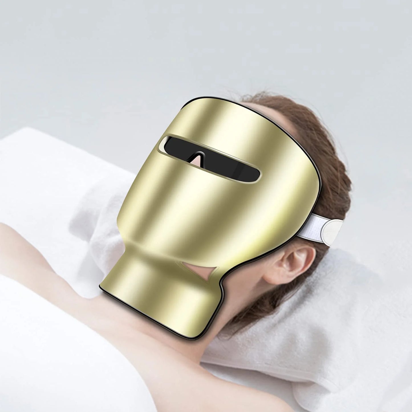 Premium 7 Color LED Light Therapy Face Mask with Neck - Red Light Mask for Face and Neck Skincare, Wireless and Lightweight with Anti-Aging and Wrinkle