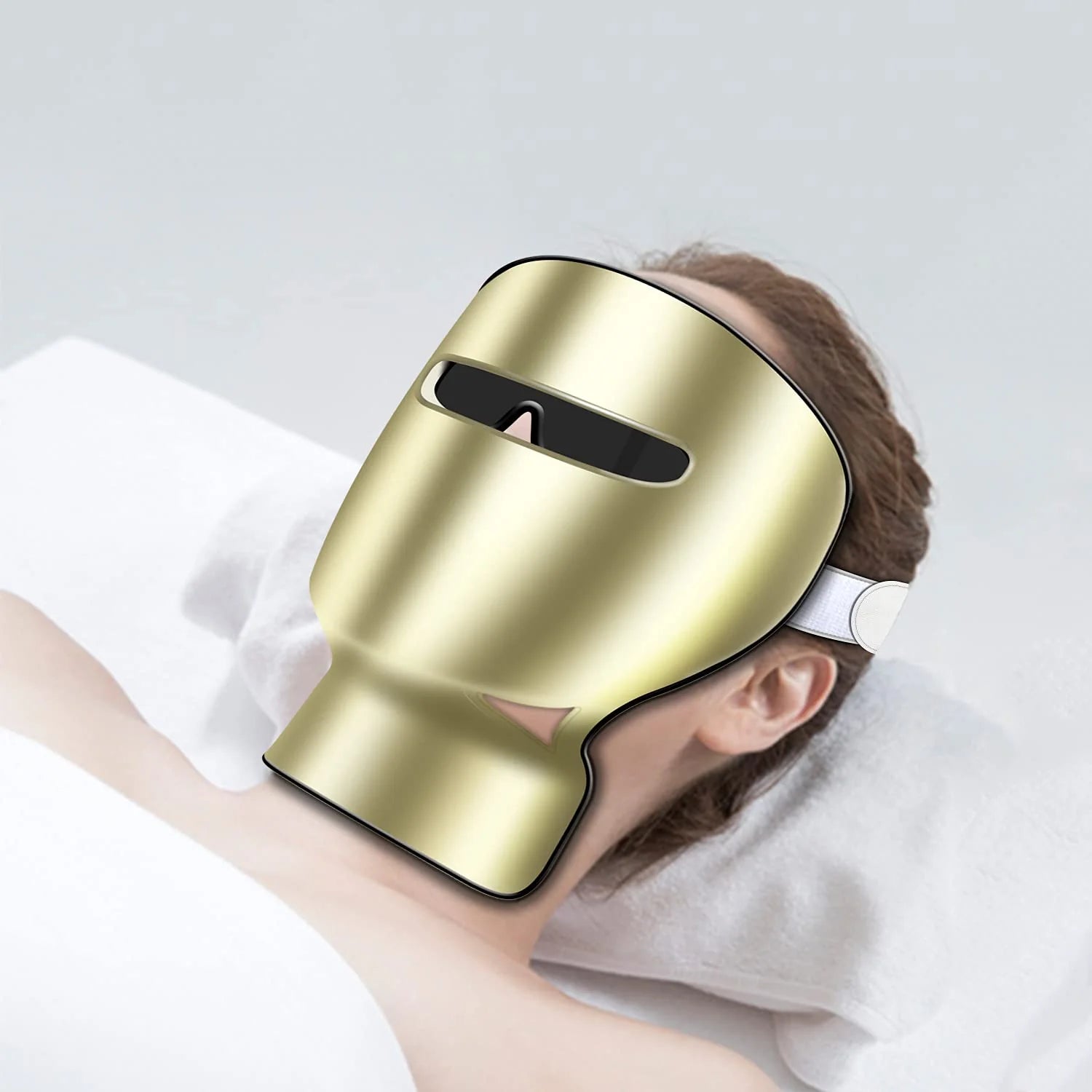 Premium 7 Color LED Light Therapy Face Mask with Neck - Red Light Mask for Face and Neck Skincare, Wireless and Lightweight with Anti-Aging and Wrinkle