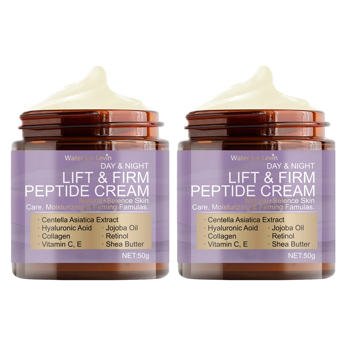 Crème Jour & Nuit Liftante et Raffermissante aux Peptides, Collagène & Rétinol