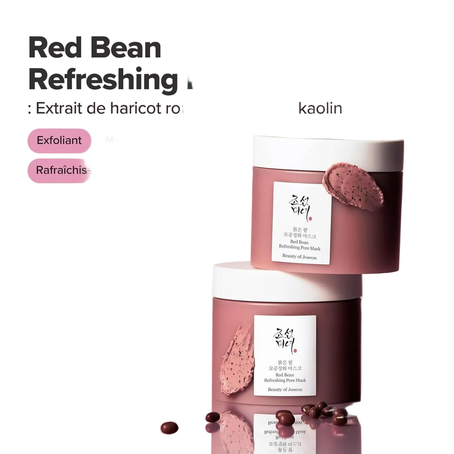 Beauty of Joseon | Red Bean Pore Refreshing Mask : L'Expertise de la Pureté 140 ml