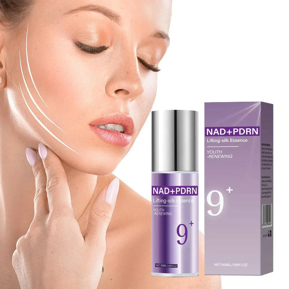 9+ NAD+ PDRN Lifting Firming Essence Moisturizing Nourishing Facial Serum Smoothing Face Essence Original Korean Skincare